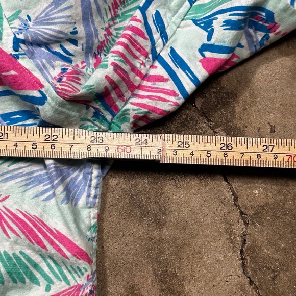 Vineyard Vines All Over Print Palm Tree Beach Button Up Shirt - Picture 4 of 5